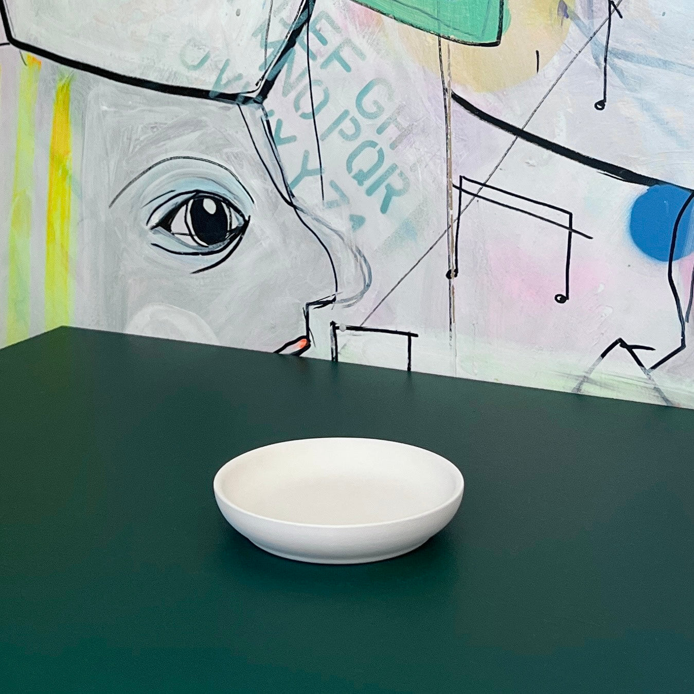 Lille Vega skål i hvid keramik