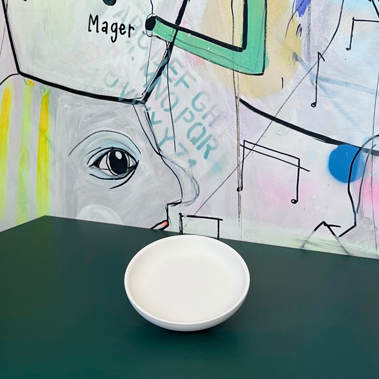 Lille Vega skål i hvid keramik