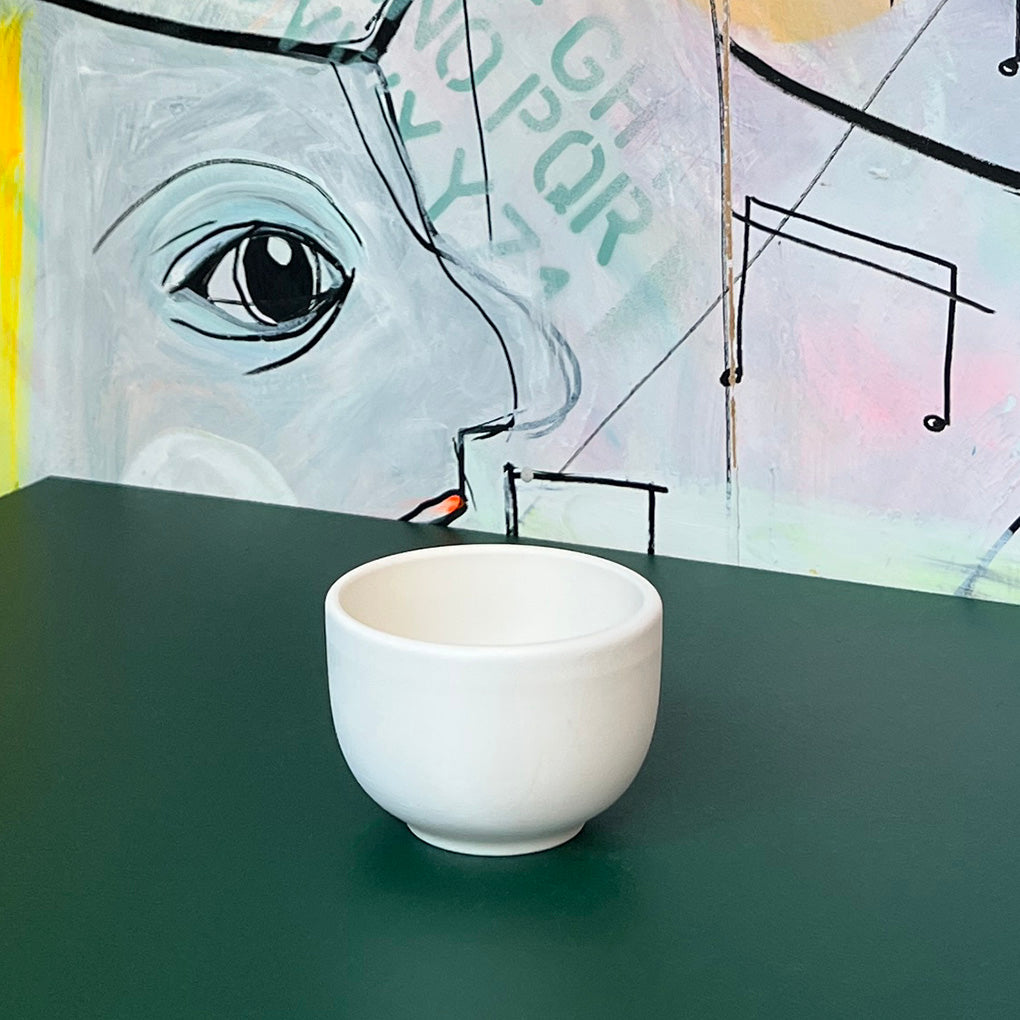 Lille Alva skål i hvid keramik