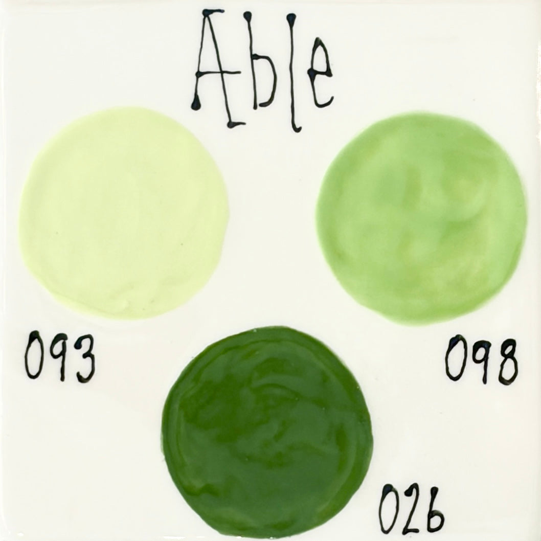 Æble nuancepalet hos Art by Me