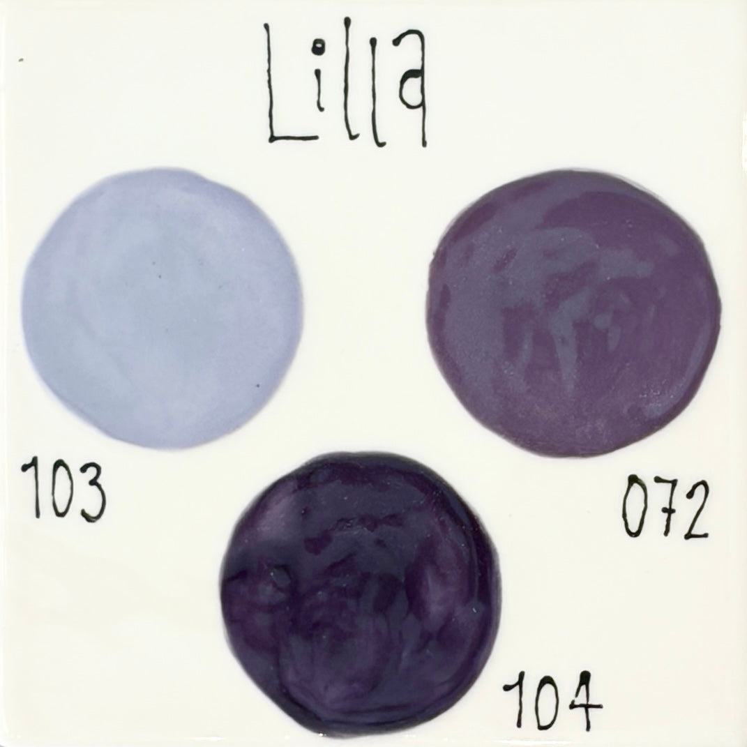 Lilla nuancepalet hos Art by Me