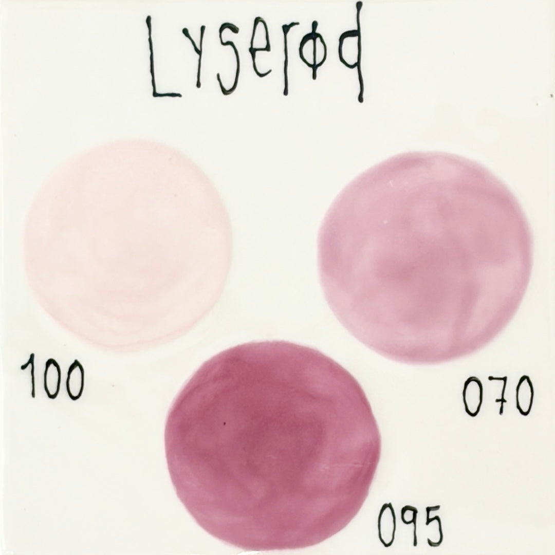 Lyserød nuancepalet hos Art by Me