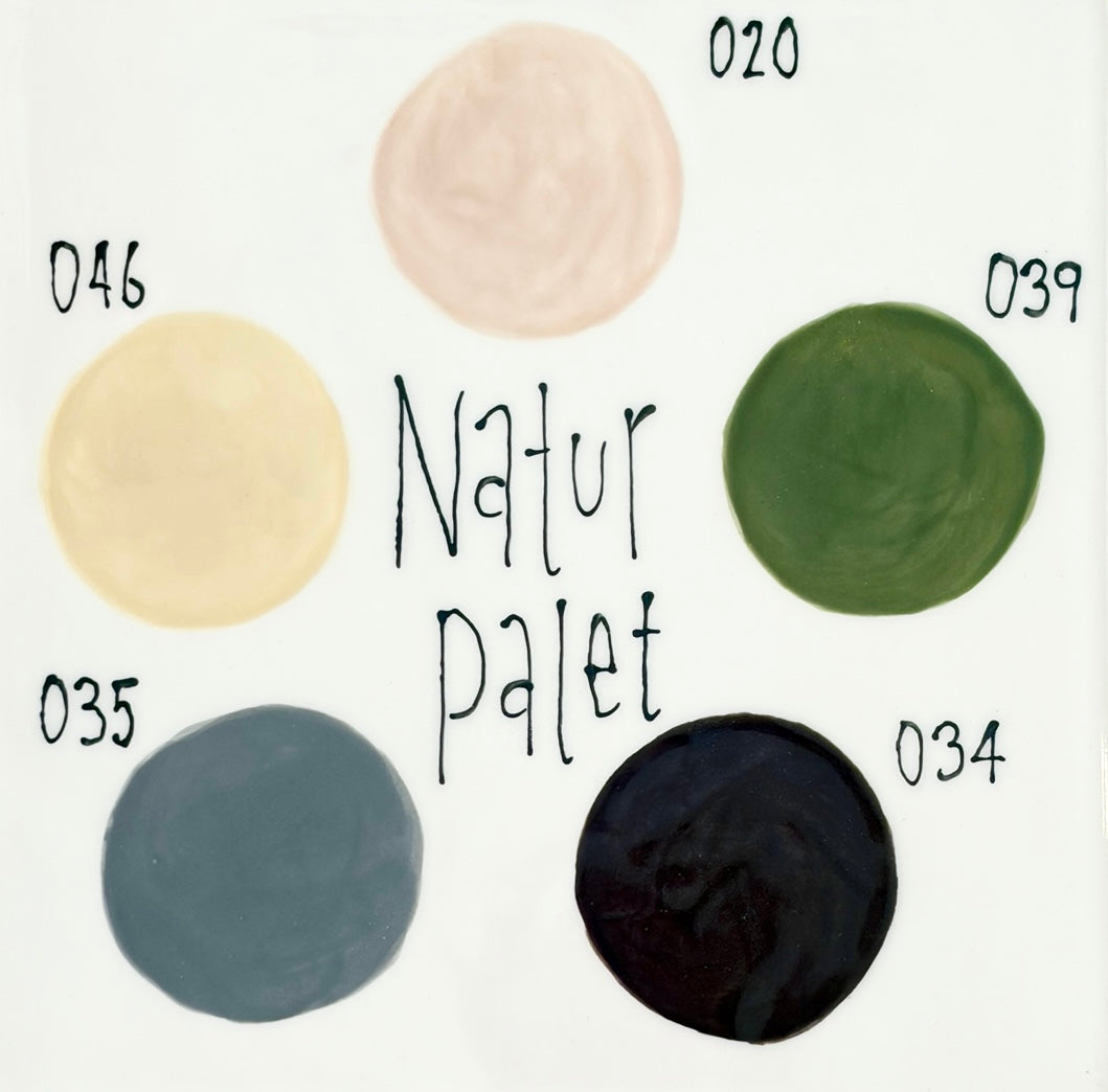 Natur farvepalet hos Art by Me
