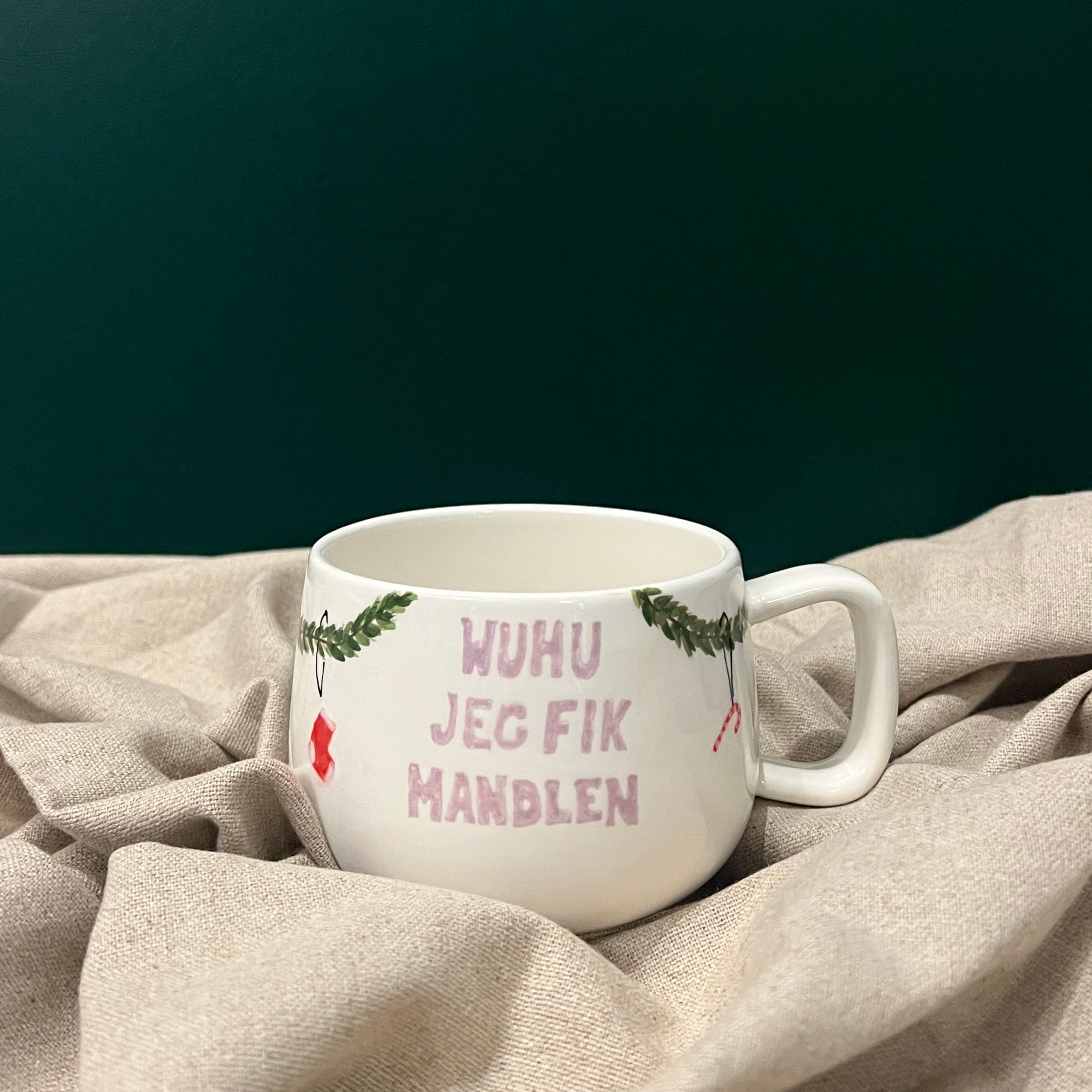 "Wuhuu jeg vandt mandlen" krus