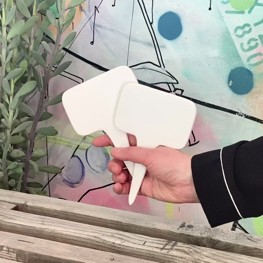 Keramik skilte til krydderurter